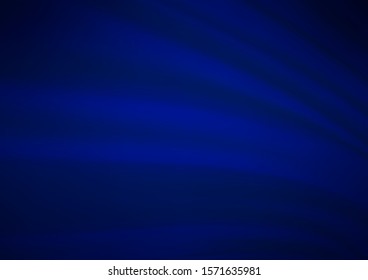 Dark BLUE vector blurred shine abstract background. Creative illustration in halftone style with gradient. The blurred design can be used for your web site.