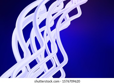 Dark BLUE vector blurred shine abstract background. Glitter abstract illustration with gradient design. Blurred design for your web site.