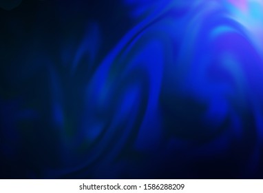 Dark BLUE vector blurred shine abstract texture. Abstract colorful illustration with gradient. Completely new design for your business.