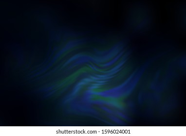 Dark BLUE vector blurred shine abstract background. New colored illustration in blur style with gradient. The best blurred design for your business.