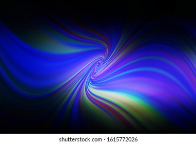 Dark BLUE vector blurred shine abstract template. Colorful illustration in abstract style with gradient. New style for your business design.