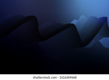 Dark BLUE vector blurred shine abstract texture. Shining colored illustration in smart style. The best blurred design for your business.