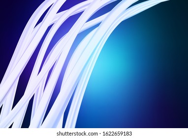 Dark BLUE vector blurred shine abstract texture. A completely new colored illustration in blur style. Background for a cell phone.