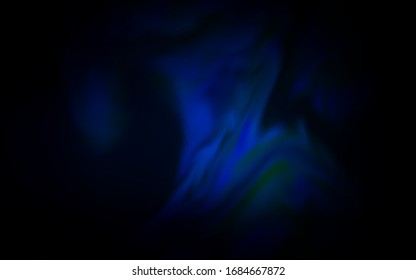 Dark BLUE vector blurred shine abstract background. Shining colored illustration in smart style. Completely new design for your business.