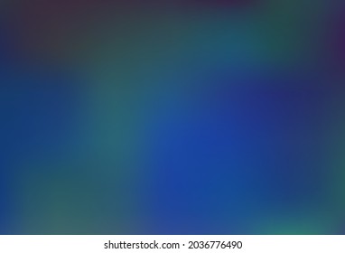 Dunkler BLAU, unscharfer Vektorgrafik, glänzender abstrakter Hintergrund. Farbige Illustration im unscharfen Stil mit Farbverlauf. Bestes unscharfes Design für Ihr Unternehmen.