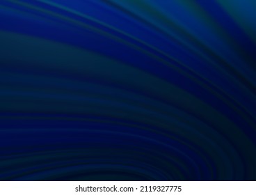 Dark BLUE vector blurred shine abstract background. Colorful illustration in blurry style with gradient. A new texture for your design.