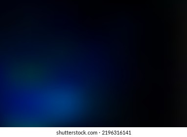 Dark BLUE vector blurred shine abstract template. An elegant bright illustration with gradient. Design for your web site.