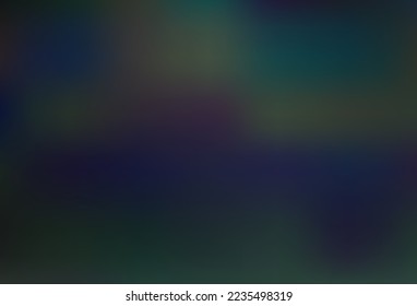 Dark BLUE vector blurred shine abstract template. Colorful illustration in abstract style with gradient. Design for your web site.