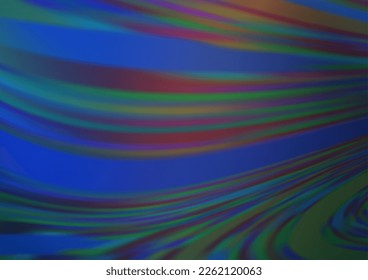 Dark BLUE vector blurred shine abstract pattern. Colorful illustration in abstract style with gradient. The background for your creative designs.