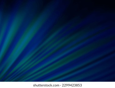 Dunkler BLAU, unscharfer Vektorgrafik, glänzender abstrakter Hintergrund. Eine vage abstrakte Illustration mit Farbverlauf. Das elegante Muster für das Markenbuch.