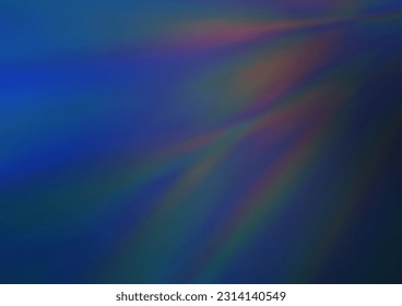 Dark BLUE vector blurred shine abstract pattern. Modern geometrical abstract illustration with gradient. The template for backgrounds of cell phones.