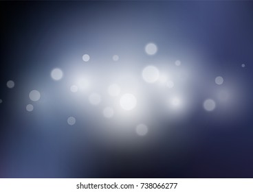 Dark BLUE vector blurred shine abstract background. A completely new color illustration in a vague style. Brand-new design for your business.