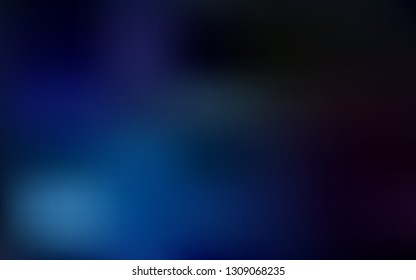Dark BLUE vector blurred template. Modern abstract illustration with gradient. Background for a cell phone.