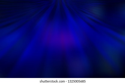 Dark BLUE vector blurred template. Colorful abstract illustration with gradient. Completely new design for your business.