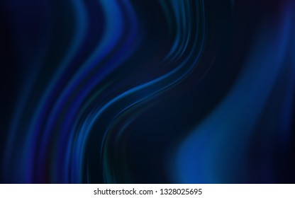 Dark BLUE vector blurred template. New colored illustration in blur style with gradient. New way of your design.