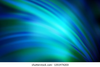 Dark BLUE vector blurred template. A completely new colored illustration in blur style. Blurred design for your web site.