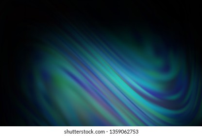 Dark BLUE vector blurred template. Glitter abstract illustration with gradient design. New design for your business.
