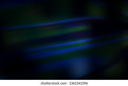 Dark BLUE vector blurred template. New colored illustration in blur style with gradient. Smart design for your work.