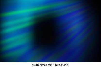 Dark BLUE vector blurred template. A completely new colored illustration in blur style. Smart design for your work.