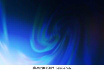 Dark BLUE vector blurred template. Creative illustration in halftone style with gradient. New style for your business design.
