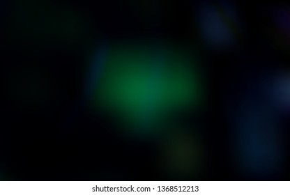 Dark BLUE vector blurred template. Colorful abstract illustration with gradient. Blurred design for your web site.