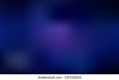 Dark BLUE vector blurred template. New colored illustration in blur style with gradient. Blurred design for your web site.