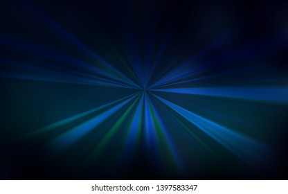 Dark BLUE vector blurred template. Colorful abstract illustration with gradient. The best blurred design for your business.