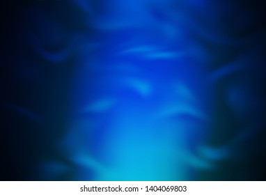 Dark BLUE vector blurred template. A completely new colored illustration in blur style. Background for designs.