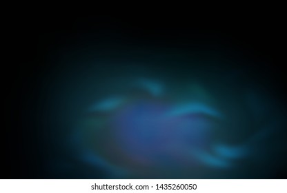 Dark BLUE vector blurred template. New colored illustration in blur style with gradient. New style for your business design.