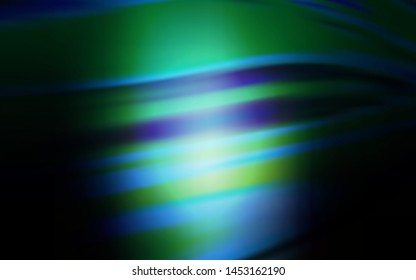 Dark BLUE vector blurred template. New colored illustration in blur style with gradient. Blurred design for your web site.