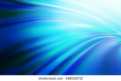 Dark BLUE vector blurred template. Modern abstract illustration with gradient. Completely new design for your business.