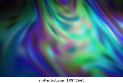 Dark BLUE vector blurred template. Shining colored illustration in smart style. Blurred design for your web site.
