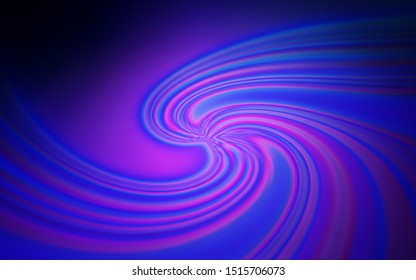 Dark BLUE vector blurred template. Glitter abstract illustration with gradient design. New style design for your brand book.