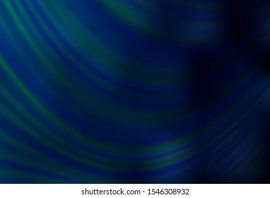 Dark BLUE vector blurred template. New colored illustration in blur style with gradient. Elegant background for a brand book.