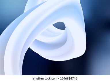 Dark BLUE vector blurred template. Colorful abstract illustration with gradient. New style design for your brand book.