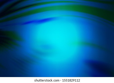 Dark BLUE vector blurred template. Modern abstract illustration with gradient. Elegant background for a brand book.