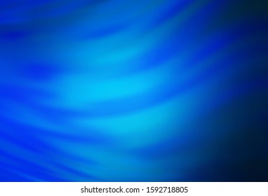Dark BLUE vector blurred template. Colorful illustration in abstract style with gradient. The best blurred design for your business.