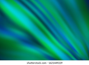 Dark BLUE vector blurred template. Colorful illustration in abstract style with gradient. Background for designs.