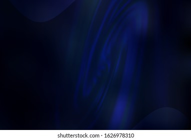 Dark BLUE vector blurred template. Shining colored illustration in smart style. Smart design for your work.