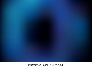 Dark BLUE vector blurred template. New colored illustration in blur style with gradient. Background for designs.
