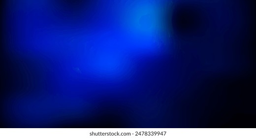 Dark blue vector blurred template. Colorful abstract illustration with blur gradient. Background for mobile phones.