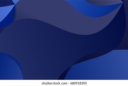 Dark BLUE vector blurred template. An elegant bright illustration with gradient. A new texture for your design.