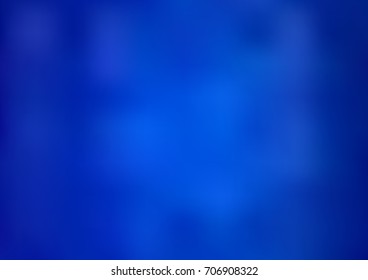 DARK BLUE vector blurred template. A vague abstract illustration with gradient. Brand-new style for your business design.