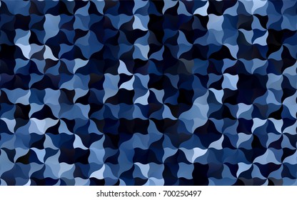 Dark BLUE vector blurry arched background. blurred geometric sample with gradient.  The pattern of blurred lines for your business design.