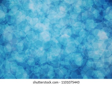 Dark BLUE vector blurry hexagon pattern. Glitter abstract illustration with an elegant design. hexagonal pattern for your business design.