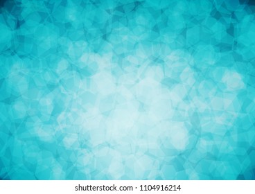 Dark BLUE vector blurry hexagon background. A completely new color illustration in a vague style. A completely new template for your business design.