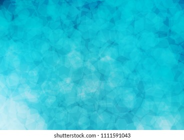 Dark BLUE vector blurry hexagon pattern. Colorful abstract illustration with gradient. Brand new style for your business design.