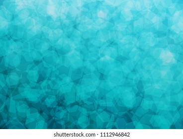 Dark BLUE vector blurry hexagon template. Geometric illustration in Origami style with gradient.  Brand new design for your business.