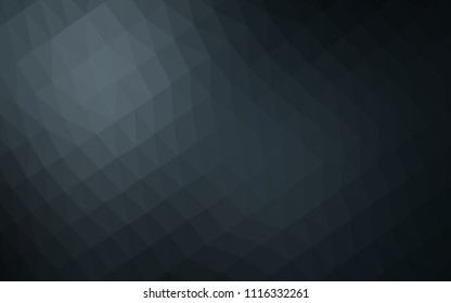 Dark BLUE vector blurry hexagon texture. An elegant bright illustration with gradient. A new texture for your design.