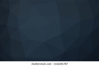 Dark BLUE vector blurry hexagon template. A vague abstract illustration with gradient. Brand new design for your business.
